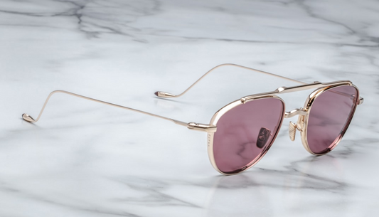 Jacques Marie Mage Flynn Champagne Sunglasses
