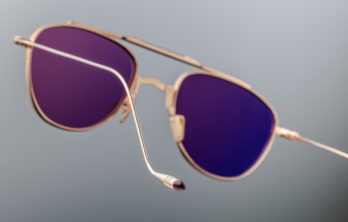 Jacques Marie Mage Flynn Champagne Sunglasses
